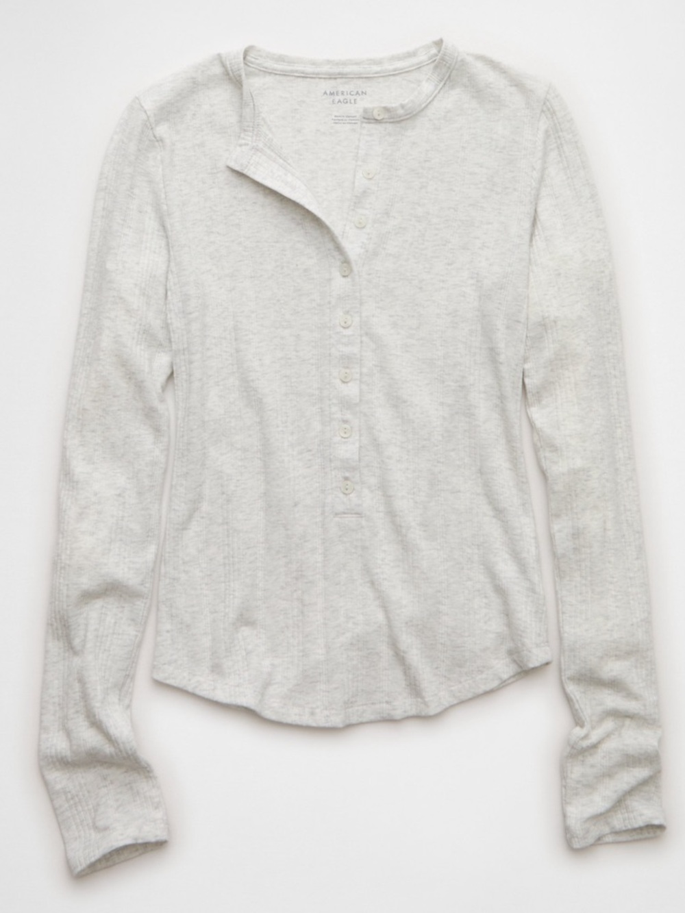 American Eagle 🦅 Long Sleeve Henley T- Shirt